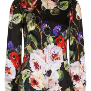 Dolce & Gabbana  floral-print long-sleeve shirt