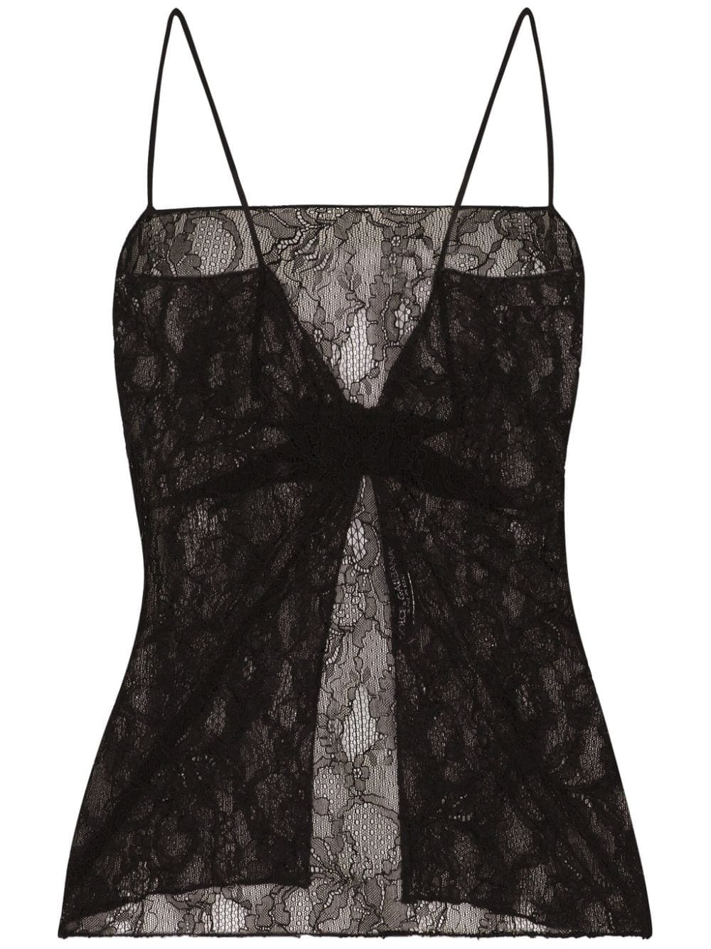 Dolce & Gabbana lace-detail open-back top