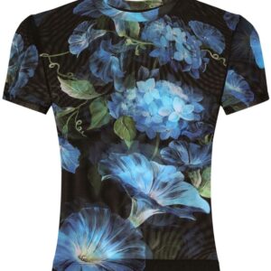 Dolce & Gabbana floral-print sheer top