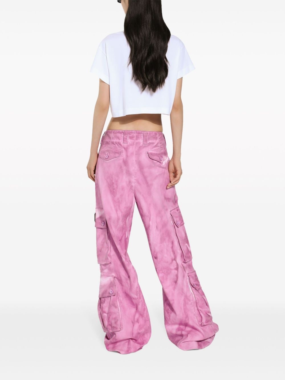 Dolce & Gabbana flower-detailing cotton T-shirt - Image 4