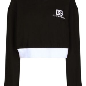 Dolce & Gabbana logo-print cotton-blend sweatshirt
