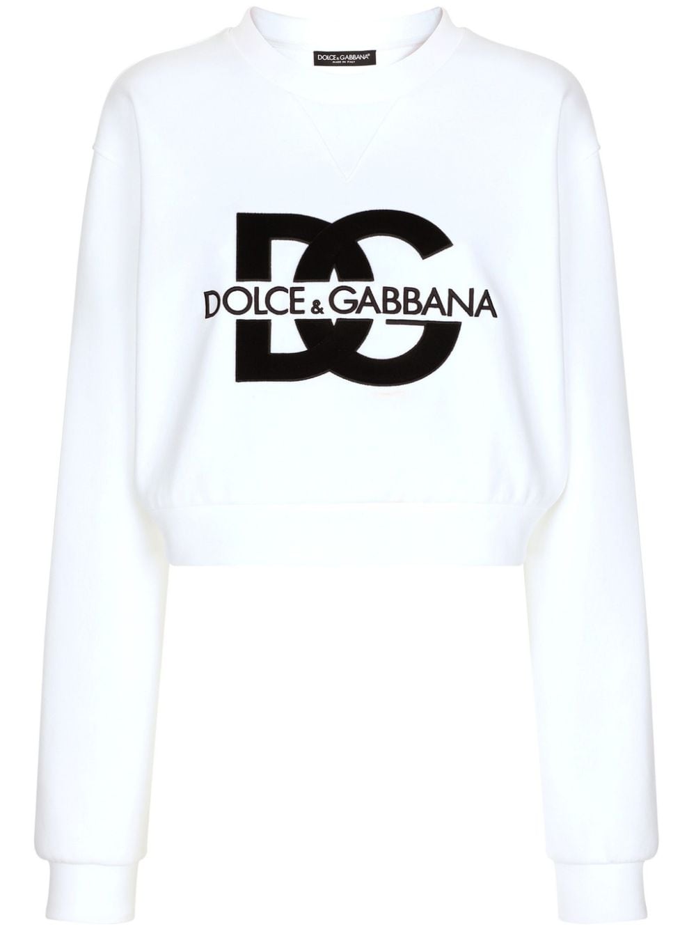 Dolce & Gabbana logo-print cotton-blend sweatshirt