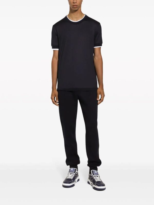 Dolce & Gabbana  crew-neck silk T-shirt - Image 3