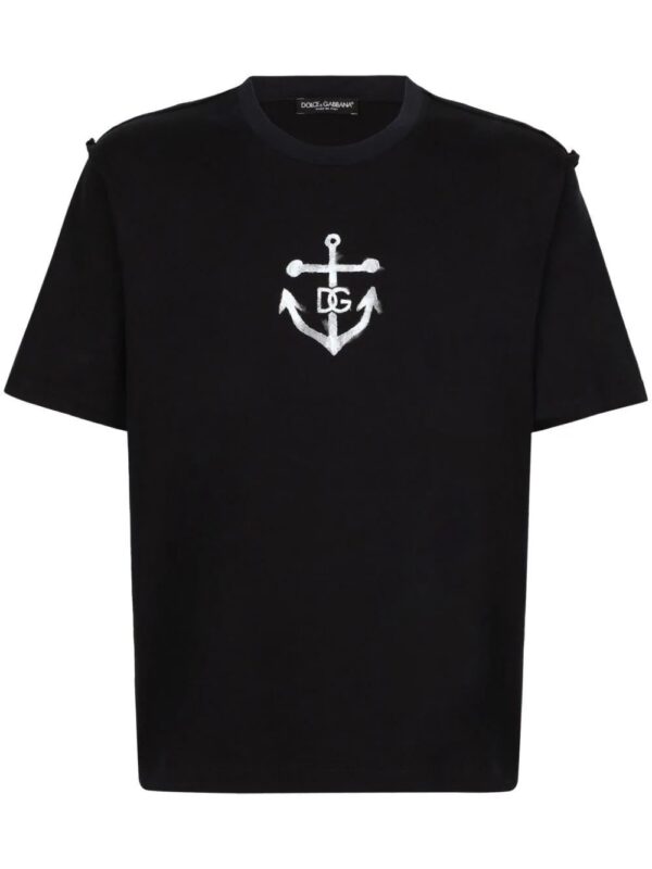 Dolce & Gabbana  Marina-print cotton T-shirt