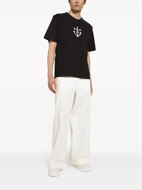 Dolce & Gabbana  Marina-print cotton T-shirt - Image 3