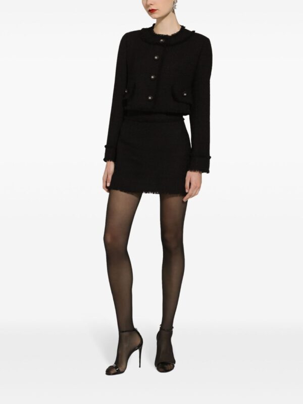 Dolce & Gabbana  high-waist tweed miniskirt - Image 3