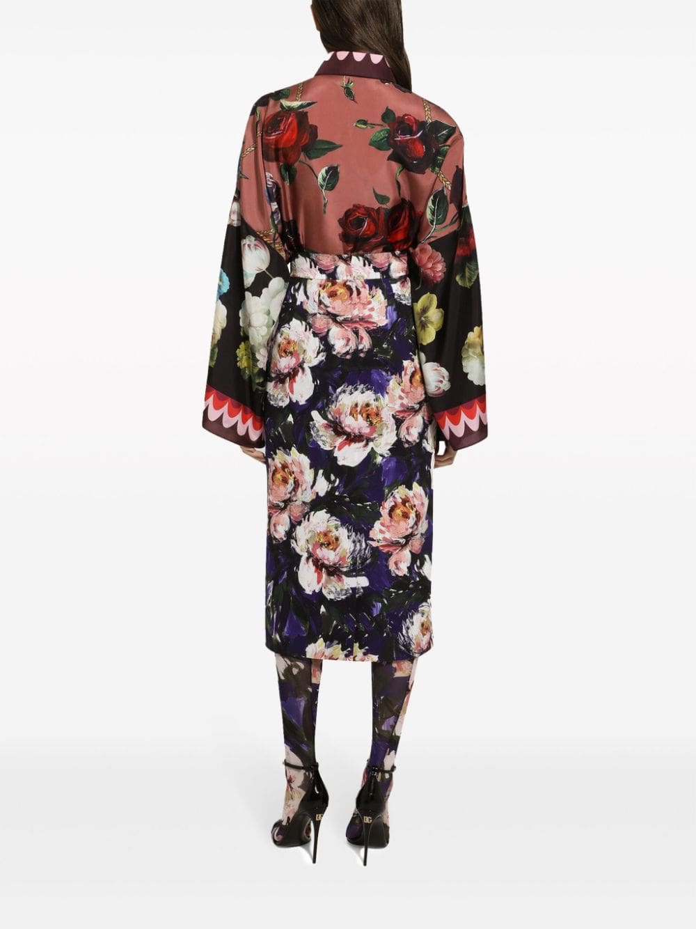 Dolce & Gabbana floral-print silk shirt - Image 4