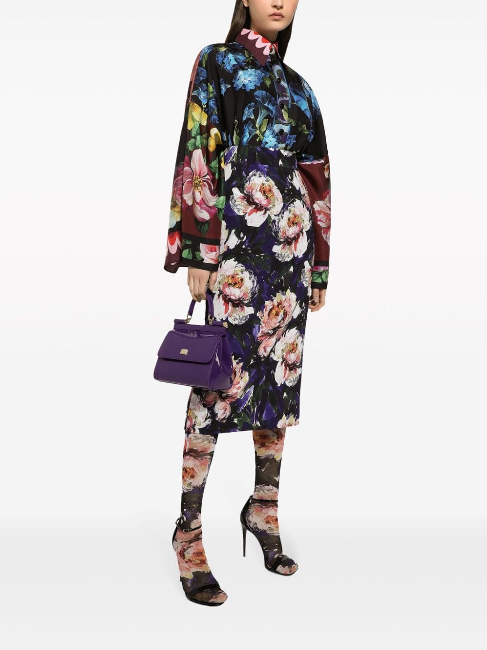 Dolce & Gabbana floral-print silk shirt - Image 2