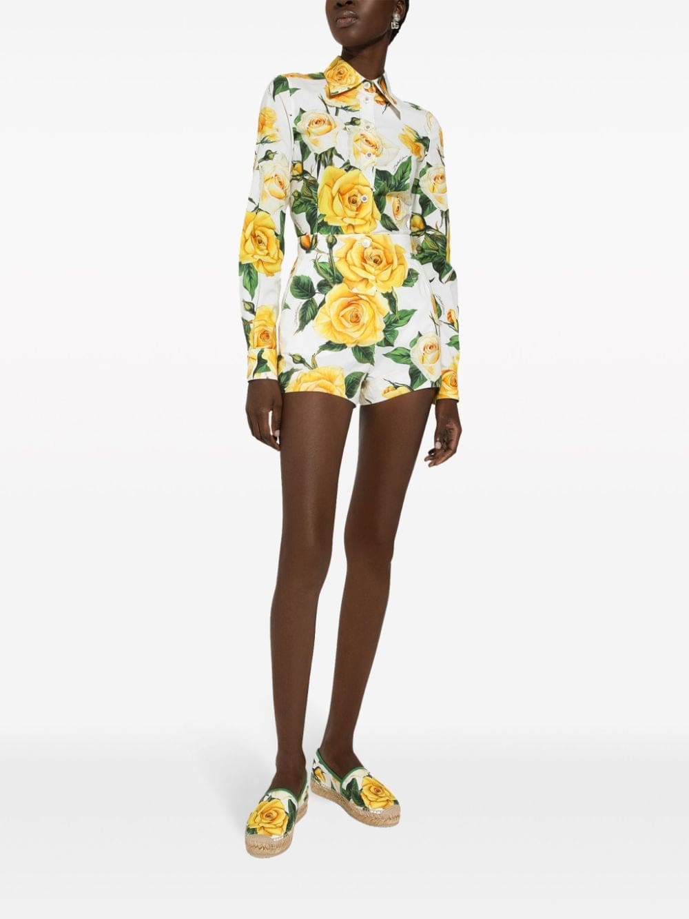 Dolce & Gabbana floral-print poplin shirt - Image 2