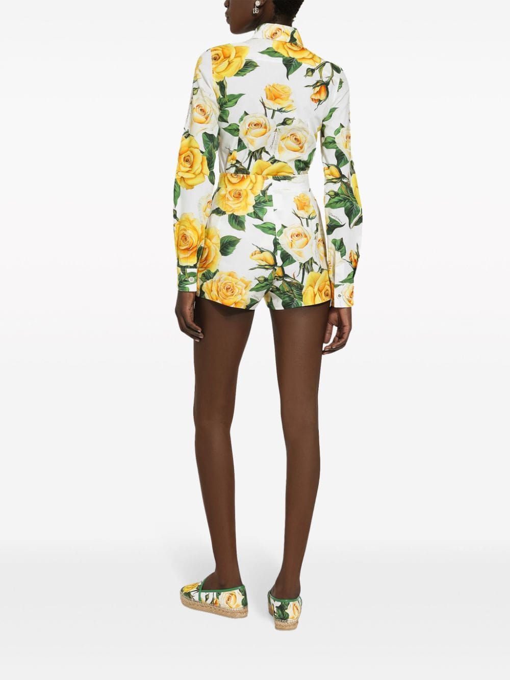 Dolce & Gabbana floral-print poplin shirt - Image 4