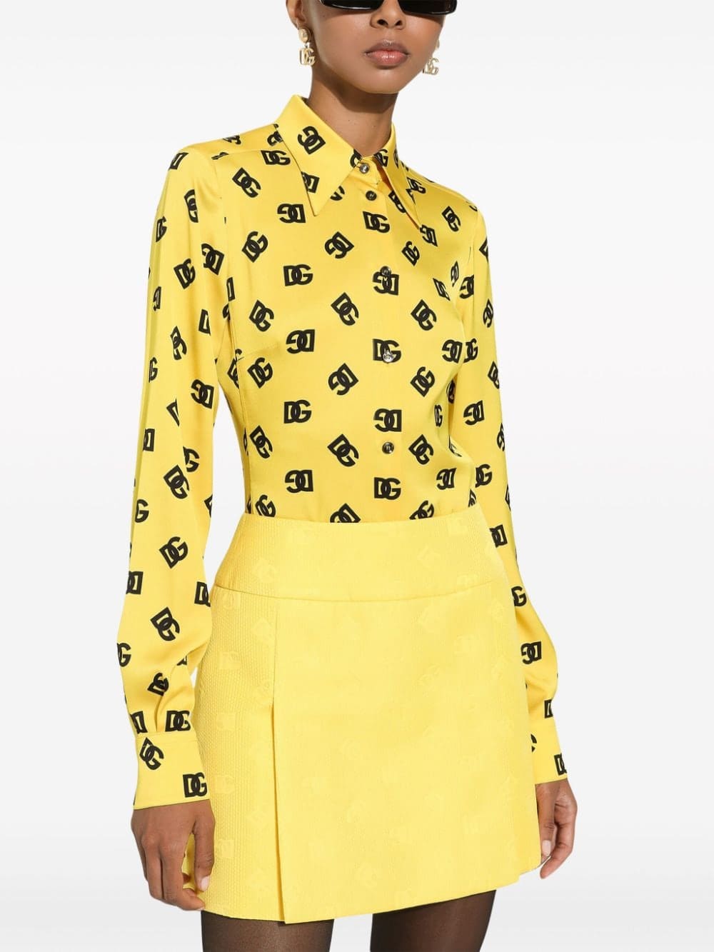 Dolce & Gabbana logo-print long-sleeve shirt - Image 5