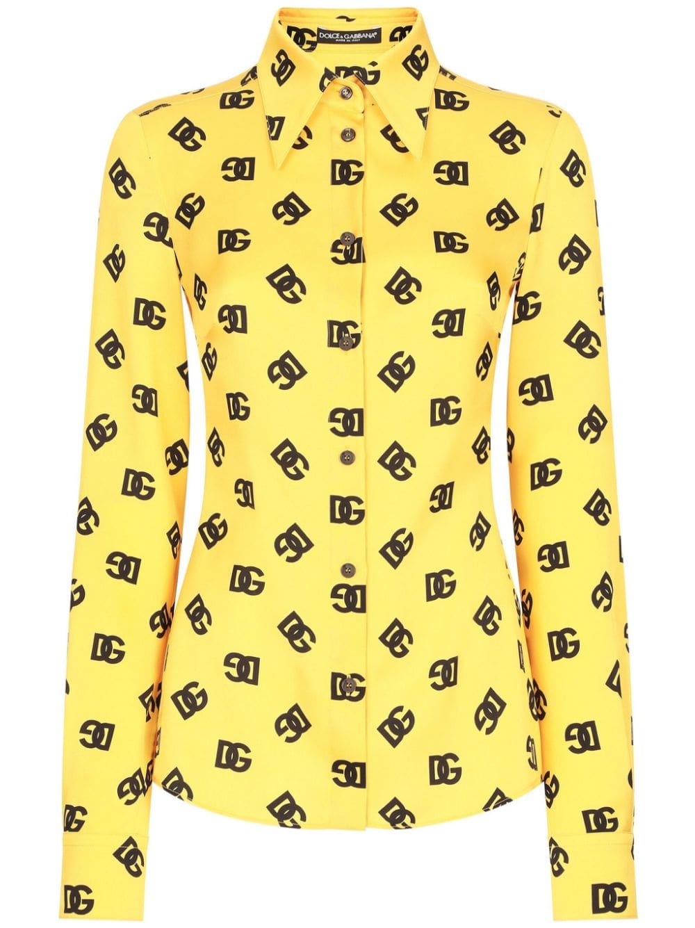 Dolce & Gabbana logo-print long-sleeve shirt