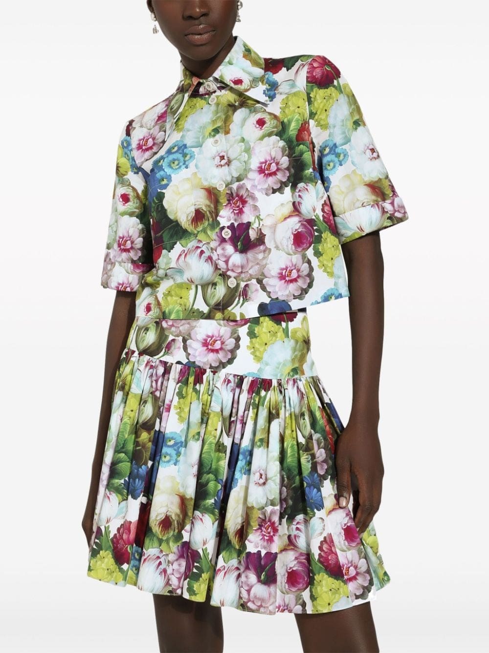 Dolce & Gabbana flower-print cotton shirt - Image 5