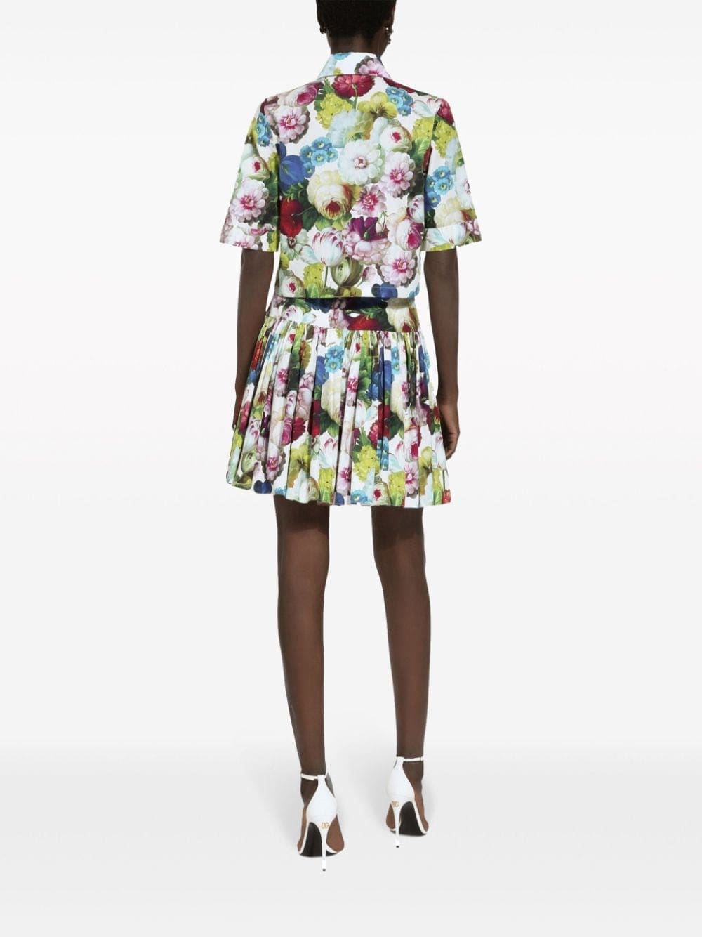 Dolce & Gabbana flower-print cotton shirt - Image 4