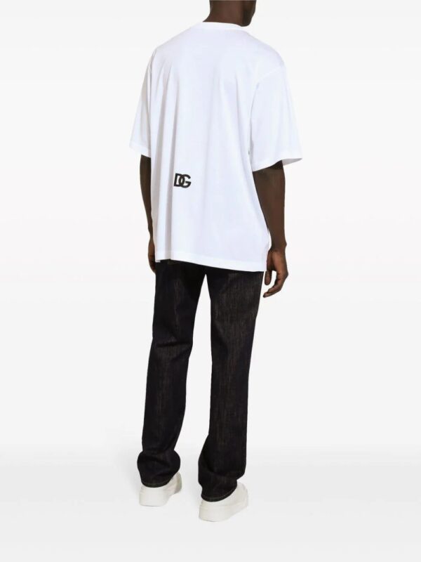 Dolce & Gabbana  logo-print cotton T-shirt - Image 4
