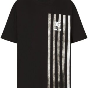 Dolce & Gabbana stripe-print cotton T-shirt
