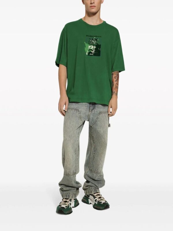 Dolce & Gabbana  tree-print cotton T-shirt - Image 2