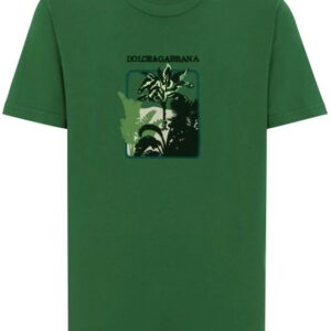 Dolce & Gabbana tree-print cotton T-shirt