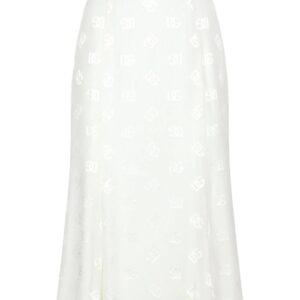 Dolce & Gabbana  DG logo godet skirt