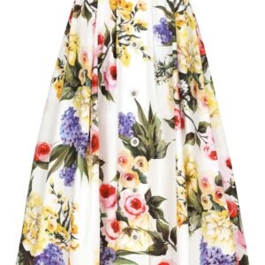 Dolce & Gabbana  floral-print midi skirt