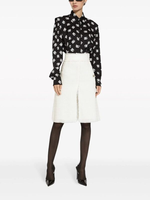 Dolce & Gabbana  high-waist tweed skirt. - Image 3