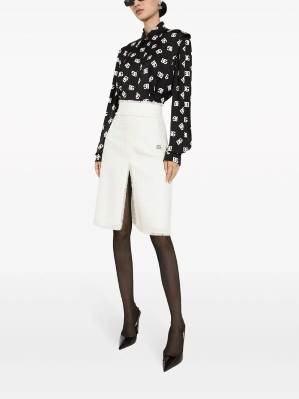 Dolce & Gabbana  high-waist tweed skirt. - Image 2