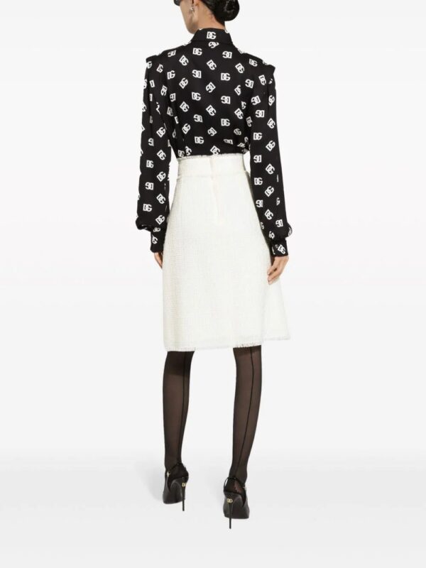 Dolce & Gabbana  high-waist tweed skirt. - Image 4