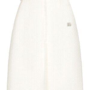 Dolce & Gabbana  high-waist tweed skirt.
