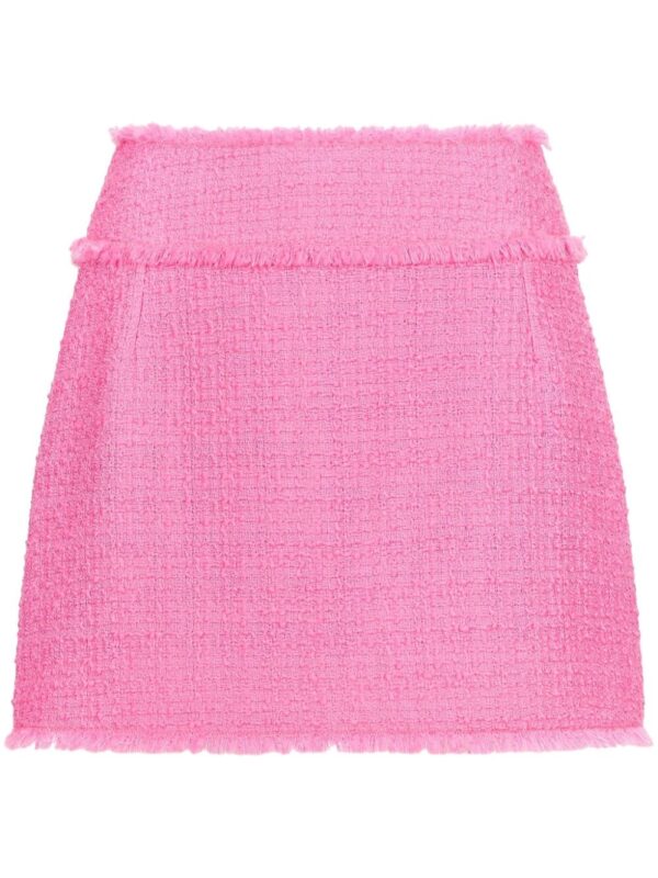 Dolce & Gabbana  high-waist tweed miniskirt