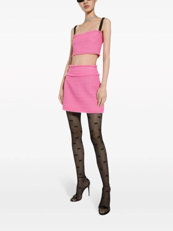 Dolce & Gabbana  high-waist tweed miniskirt - Image 2