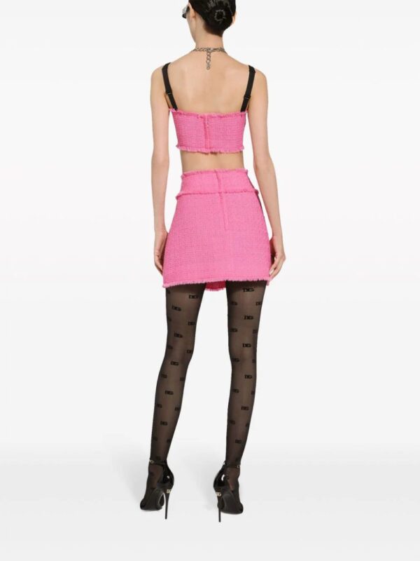 Dolce & Gabbana  high-waist tweed miniskirt - Image 4