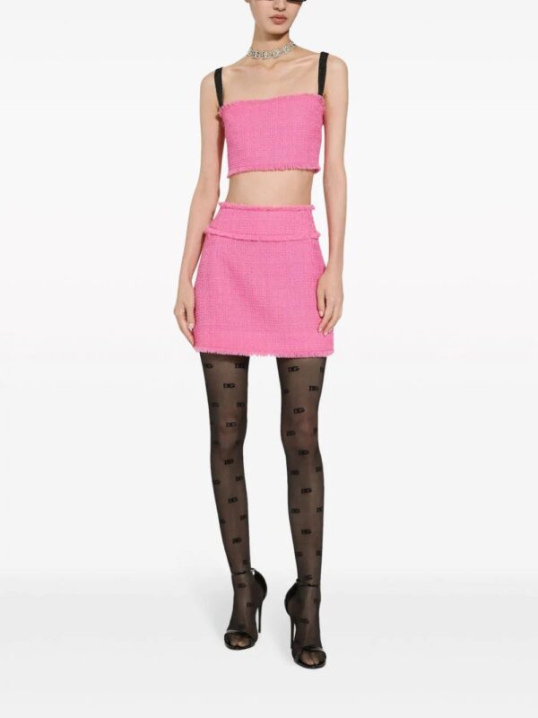 Dolce & Gabbana  high-waist tweed miniskirt - Image 3