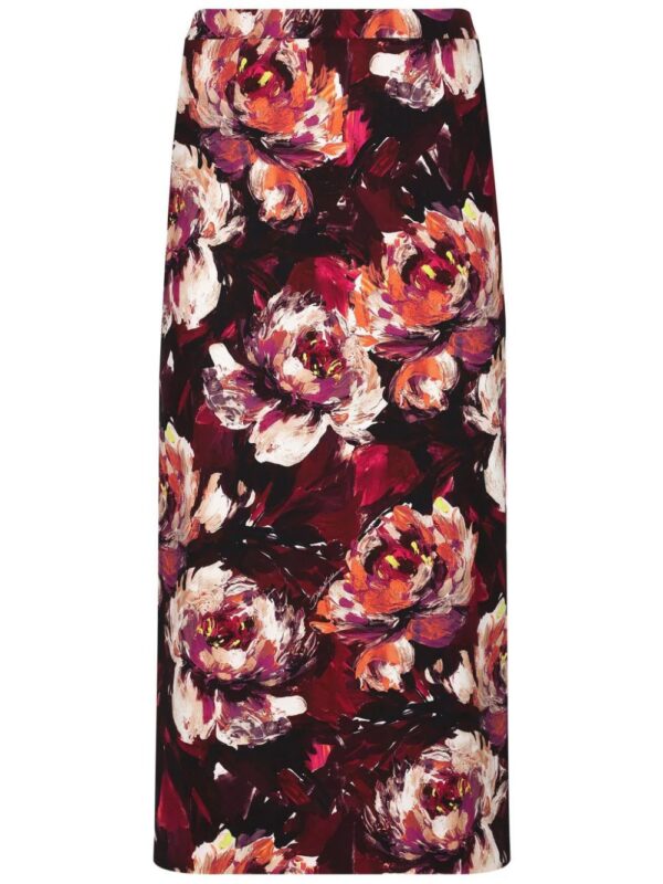 Dolce & Gabbana  peony-print pencil skirt