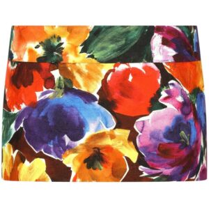 Dolce & Gabbana  floral-print miniskirt