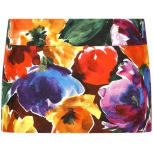 Dolce & Gabbana  floral-print miniskirt