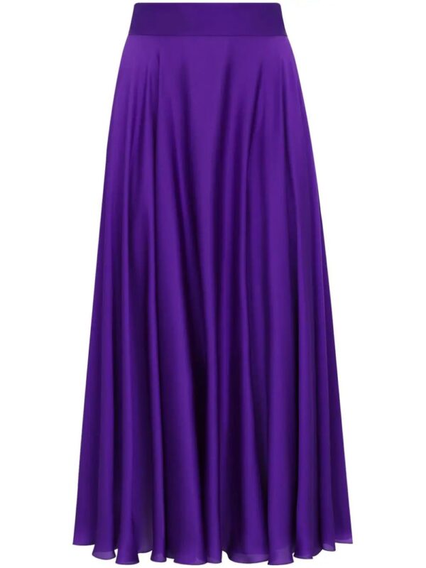 Dolce & Gabbana  pleated silk full skirt