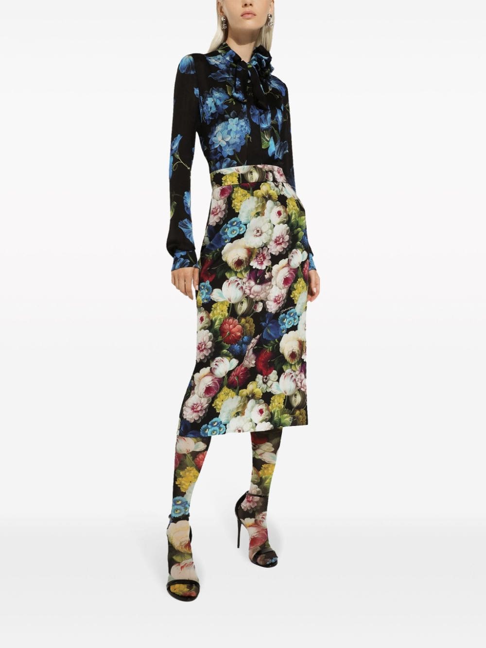 Dolce & Gabbana flower-print silk shirt - Image 2