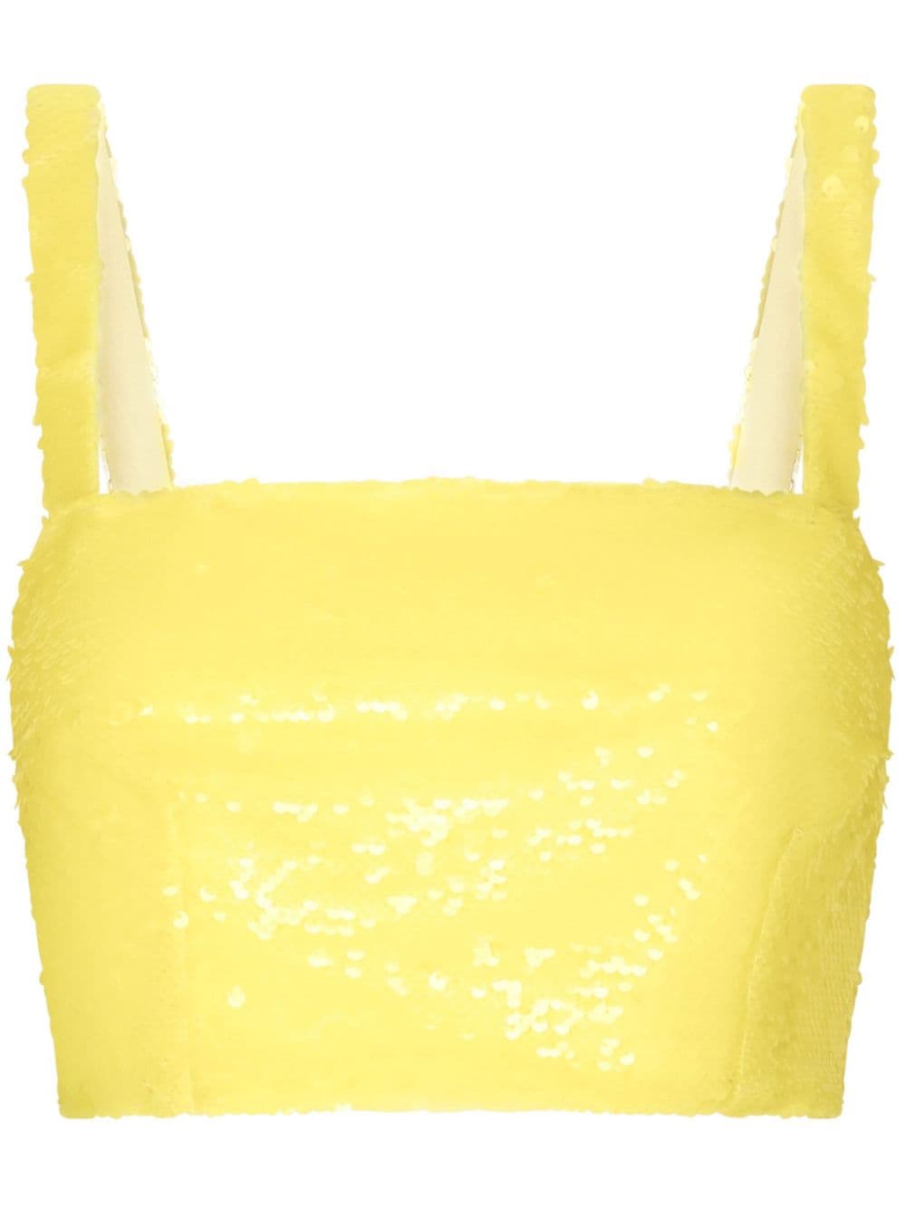 Dolce & Gabbana sequinned cropped top