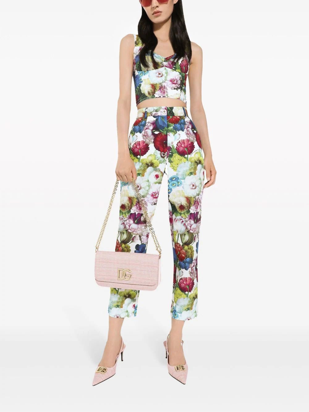 Dolce & Gabbana floral-print corset top - Image 2
