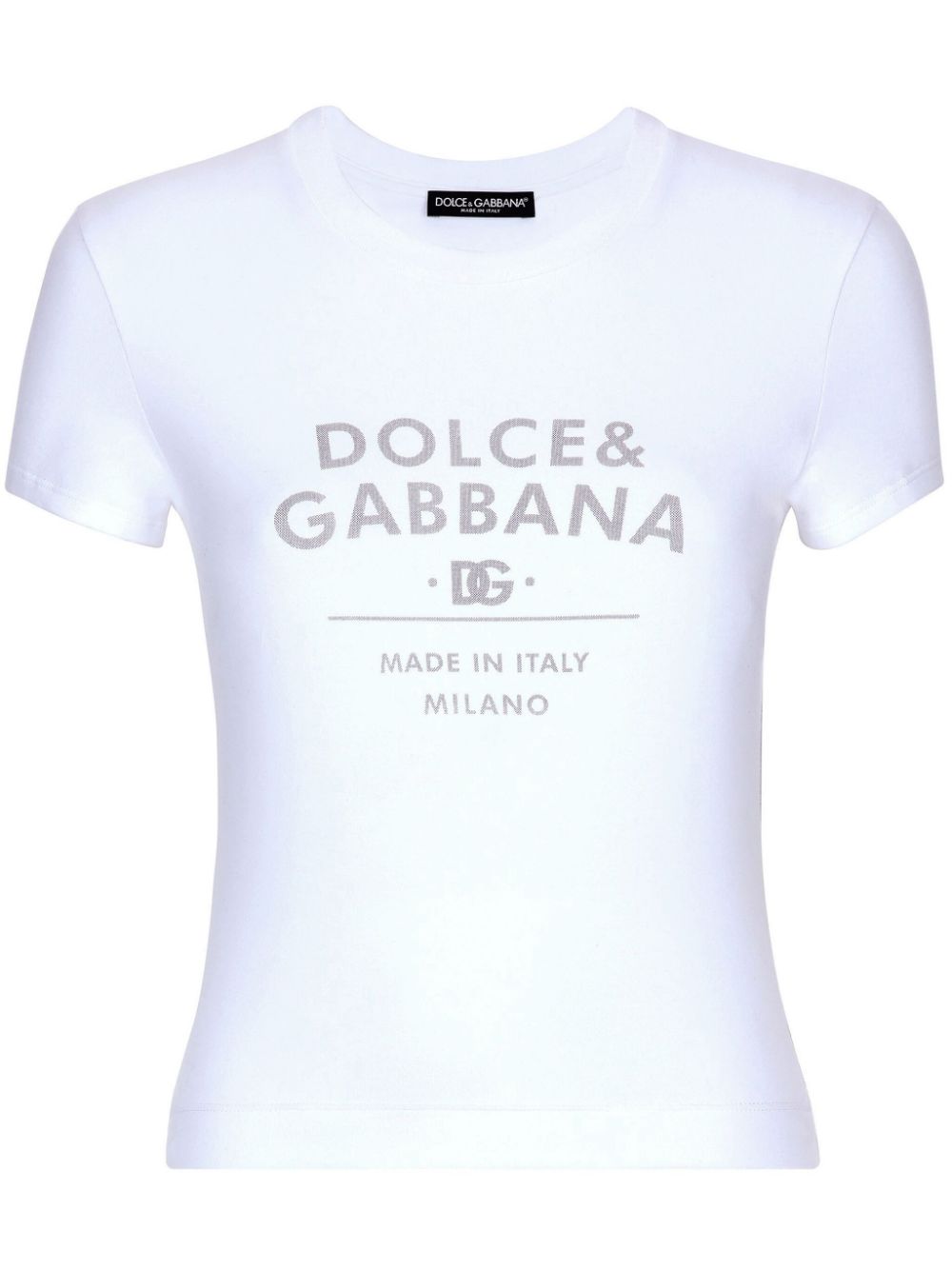 Dolce & Gabbana logo-print cotton-blend T-shirt