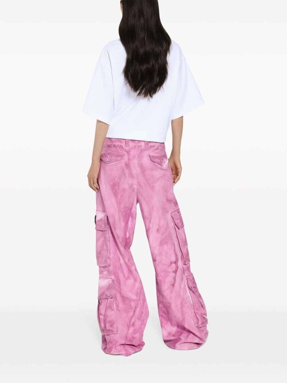 Dolce & Gabbana floral-print cotton-blend T-shirt - Image 4