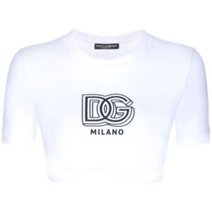 Dolce & Gabbana logo-print cotton-blend T-shirt