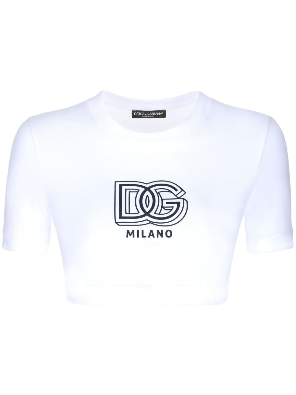 Dolce & Gabbana logo-print cotton-blend T-shirt