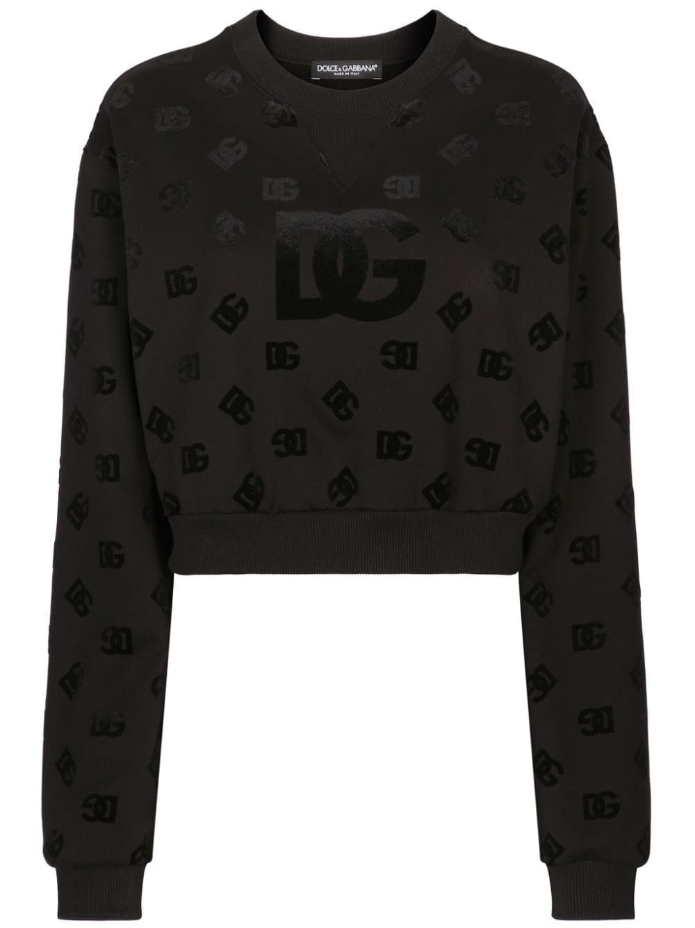 Dolce & Gabbana logo-print cotton sweatshirt