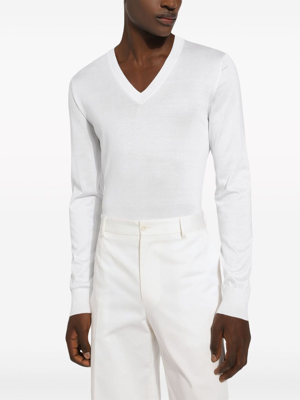 Dolce & Gabbana long-sleeve silk top - Image 5