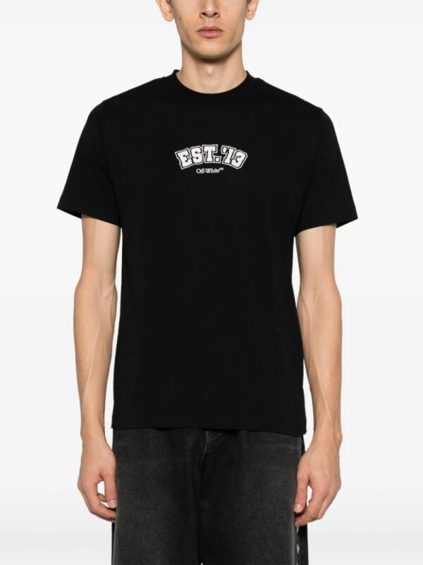 Off-White  Logic cotton T-shirt - Image 4