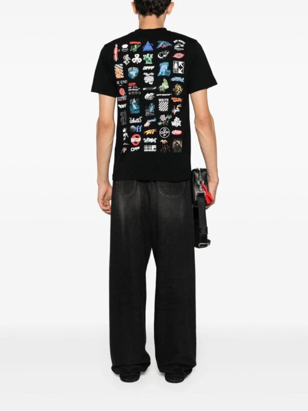Off-White  Logic cotton T-shirt - Image 3
