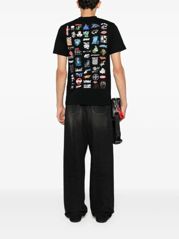 Off-White  Logic cotton T-shirt - Image 3