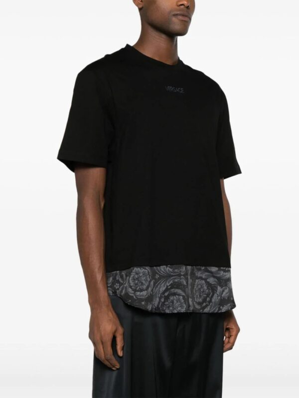 Versace  Barocco-print cotton T-shirt - Image 3