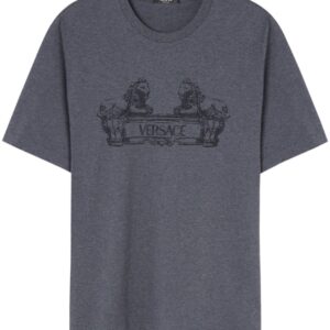 Versace logo-print cotton T-shirt